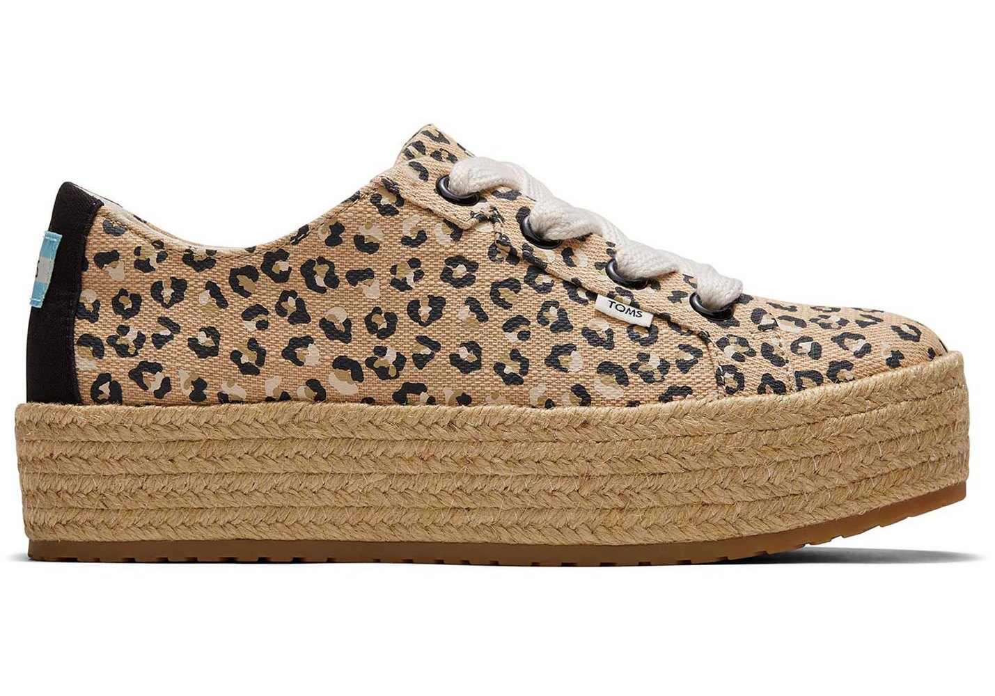 Toms Espadryle Damskie Beżowe - Cassiah Laceup - 17FTBGIEP